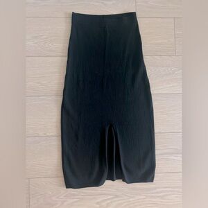 Free people midi sweater skirt black size small